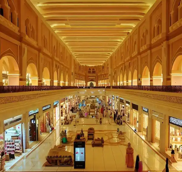 What is the most luxurious mall in Oman?